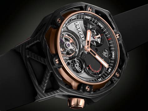 hublot techframe ferrari tourbillon chronograph king gold|Hublot techframe chronograph.